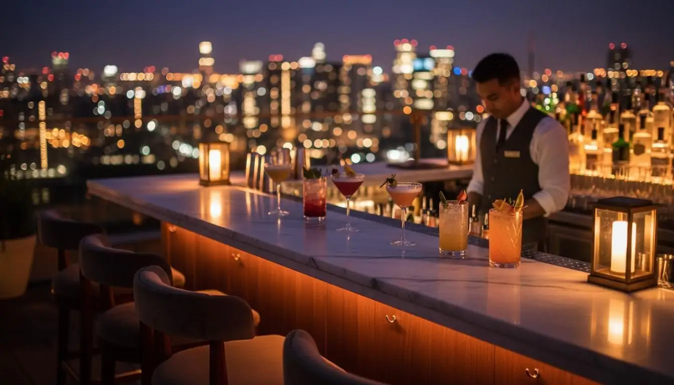 Rooftop bar
