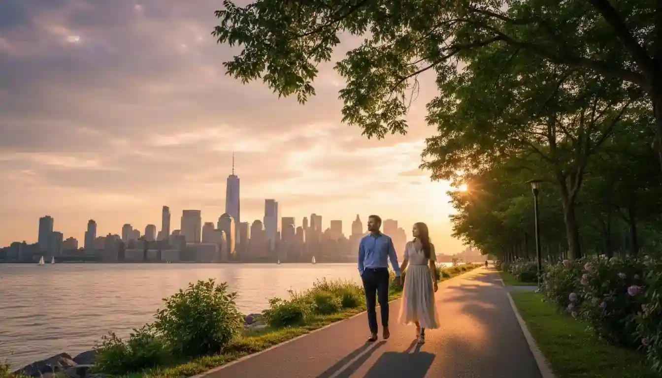 Waterfront walk