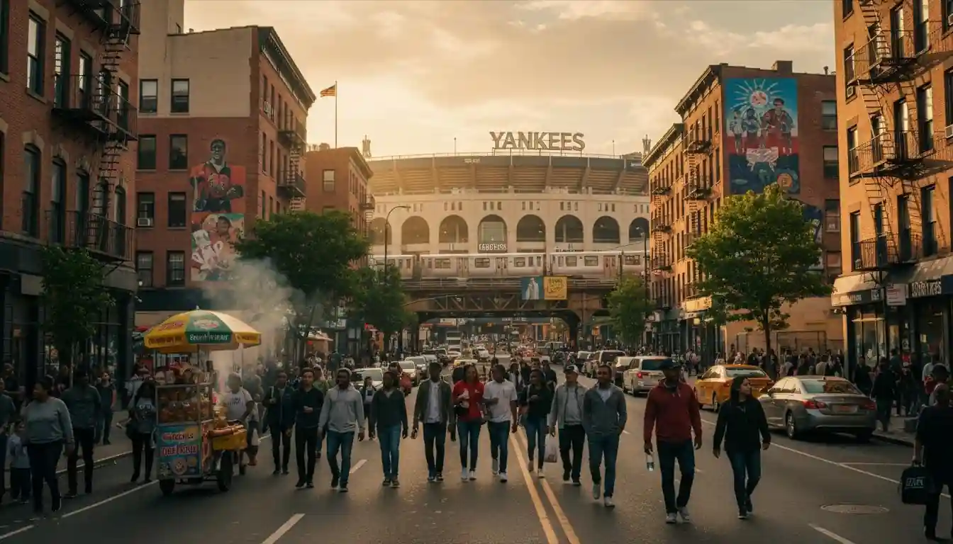 The Bronx street scene
