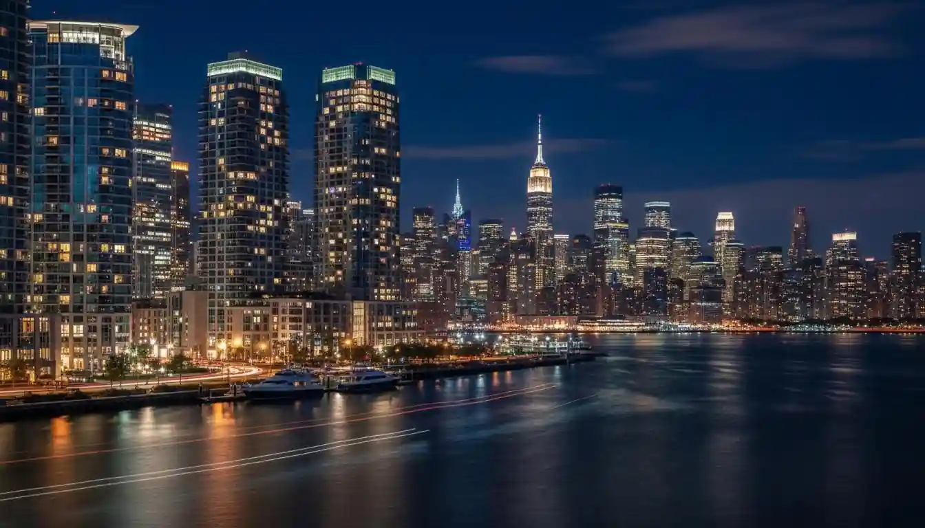 Jersey City waterfront skyline